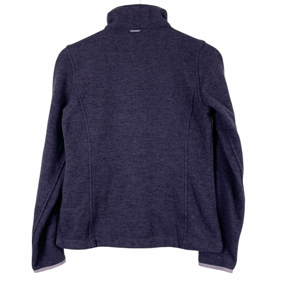 The North Face Space Dye Purple Full Zip Jacket - Picture 2 of 6